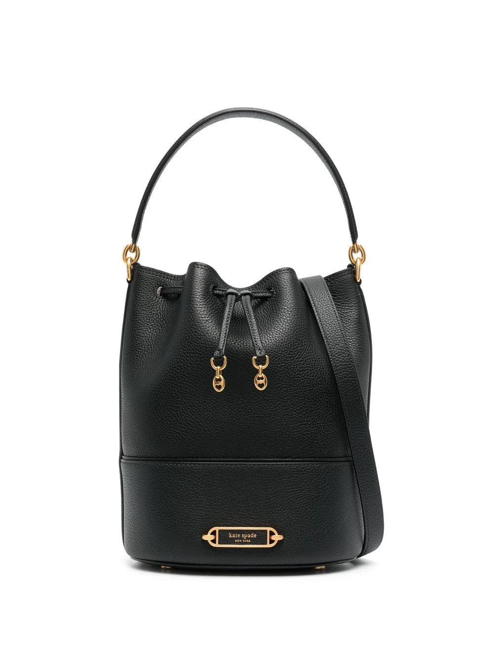 Kate Spade logo-plaque bucket bag