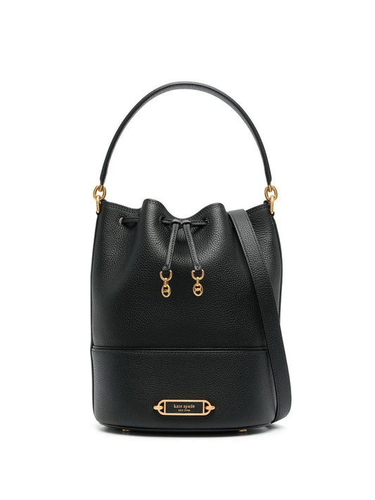Kate Spade logo-plaque bucket bag